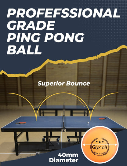 Premium Ping Pong Paddles Set - Complete Table Tennis Rackets with Balls & Storage Case for Indoor/Outdoor Fun (2/4 Player)