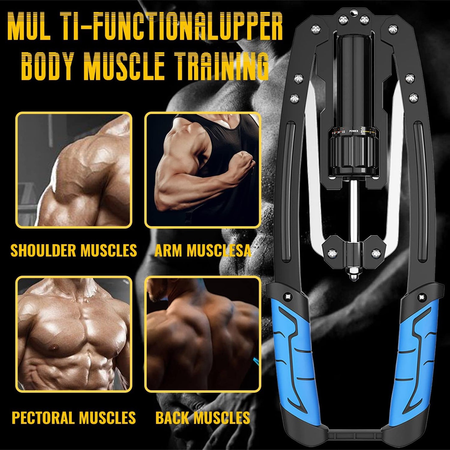 Twister Arm Exerciser - Adjustable 22-440Lbs Hydraulic Power/Home Chest Expander/Shoulder Muscle Training Fitness Equipment/Arm Enhanced Exercise Strengthener